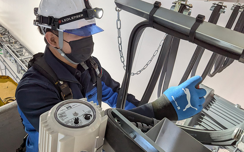 クレーンの定期点検