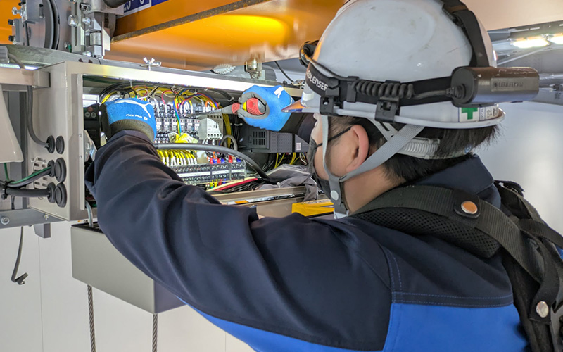 クレーンのリフレッシュ