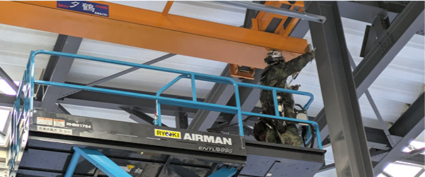 クレーン故障修理